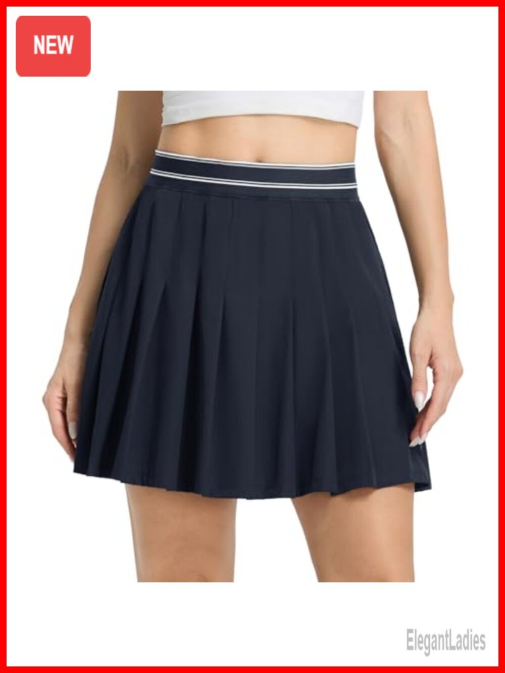 Women's Golf Skort High Waisted Pleated Athletic Tennis Skirt with Pockets